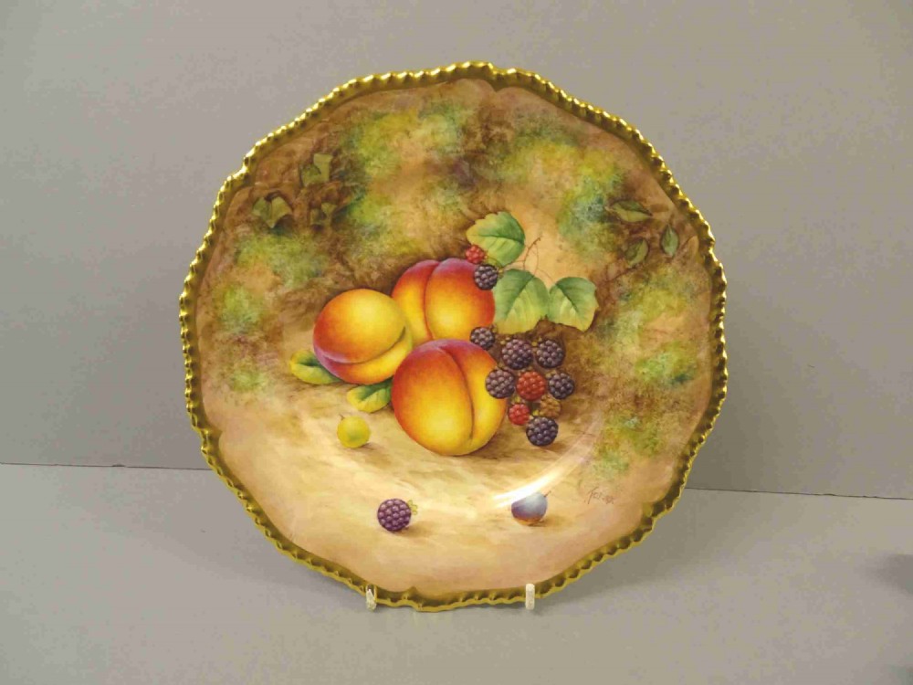 royal worcester large plate